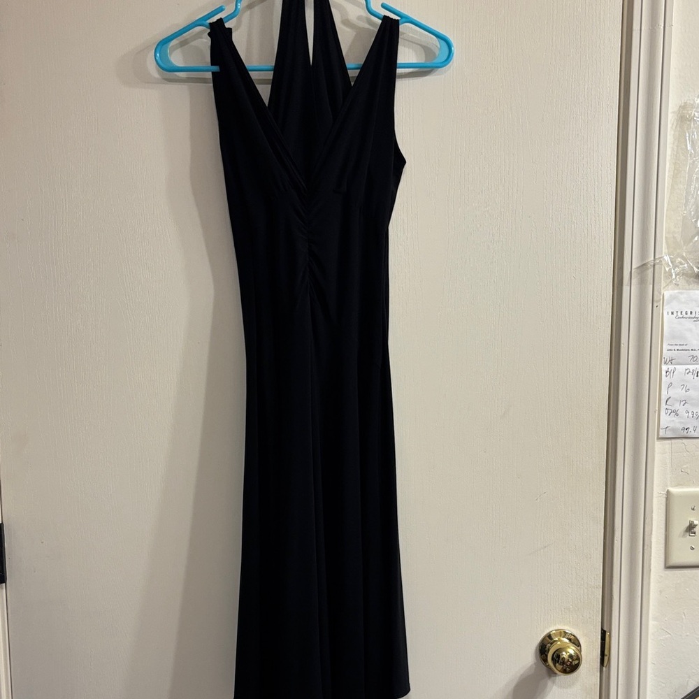 Chic Black Backless Dress